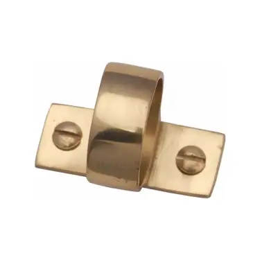 Click Here To Enlarge This Photo Of V1120-ULB Heritage Brass Sash Ring Unlacquered Brass finish