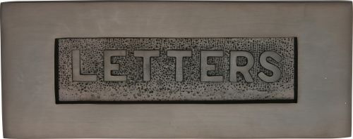 Click Here To Enlarge This Photo Of V845-MB Heritage Brass Embossed Letterplate Matt Bronze Finish