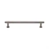 V4411 160-SN Heritage Brass Cabinet Pull Step Design with 16mm Rose 160mm ctc Satin Nickel finish