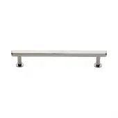 V4423 160-PNF Heritage Brass Cabinet Pull Hexagon Design with 16mm Rose 160mm ctc Polished Nickel finish