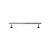 V4423 96-PC Heritage Brass Cabinet Pull Hexagon Design with 16mm Rose 96mm ctc Polished Chrome finish