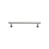 V4423 96-PNF Heritage Brass Cabinet Pull Hexagon Design with 16mm Rose 96mm ctc Polished Nickel finish