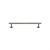 V4423 96-SN Heritage Brass Cabinet Pull Hexagon Design with 16mm Rose 96mm ctc Satin Nickel finish