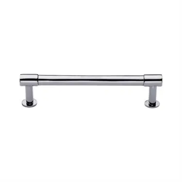 Click Here To Enlarge This Photo Of V4435 160-PC Heritage Brass Cabinet Pull Phoenix Design with 16mm Rose 160mm ctc Polished Chrome finish