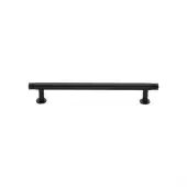 V4447 128-MB Heritage Brass Cabinet Pull Contour Design with 16mm Rose 128mm ctc Matt Bronze finish