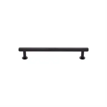 Click Here To Enlarge This Photo Of V4459 96-MB Heritage Brass Cabinet Pull Knurled Design with 16mm Rose 96mm ctc Matt Bronze finish