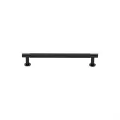 V4462 96-MB Heritage Brass Cabinet Pull Partial Knurled Design with 16mm Rose 96mm ctc Matt Bronze finish