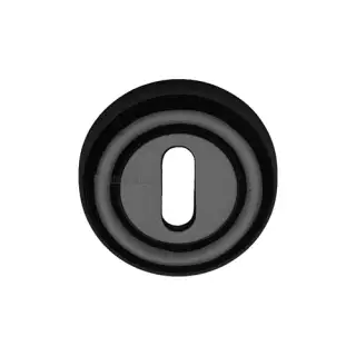 V6722-BKMT Heritage Brass Key Escutcheon Matt Black finish