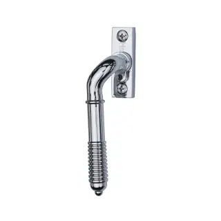 V895L LH-PC Heritage Brass Lockable Espagnolette Left Handed Reeded Design Polished Chrome finish
