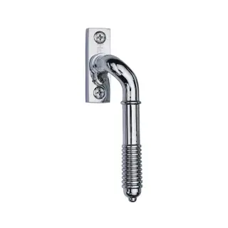 V895L RH-PC Heritage Brass Lockable Reeded Espagnolette Right Handed Polished Chrome finish
