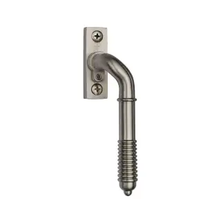 V895L RH-SN Heritage Brass Lockable Reeded Espagnolette Right Handed Satin Nickel finish