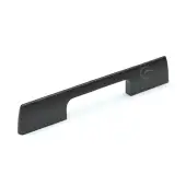 W7791-160-ASH M.Marcus Wooden Cabinet Pull Handle Slim Metro Design 160mm Black Ash Finish