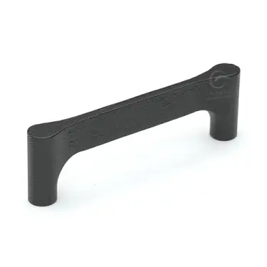 Click Here To Enlarge This Photo Of W7827-128-ASH M.Marcus Wooden Cabinet Pull Handle Gio Design 128mm Black Ash Finish