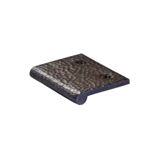 HAMEP50 38-MB Heritage Brass Hammered EP Edge Pull Cabinet Handle 50mm Matt Bronze finish