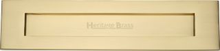 V850 330-SB Heritage Brass Letterplate 13" x 3" Satin Brass Finish