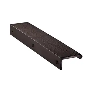 HAMEPR200 40-MB Heritage Brass Hammered EPR Edge Pull Cabinet Handle 200mm Matt Bronze finish