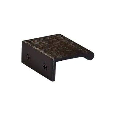 Click Here To Enlarge This Photo Of HAMEPR50 40-MB Heritage Brass Hammered EPR Edge Pull Cabinet Handle 50mm Matt Bronze finish