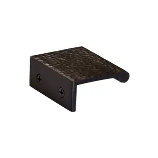 HAMEPR50 40-MB Heritage Brass Hammered EPR Edge Pull Cabinet Handle 50mm Matt Bronze finish