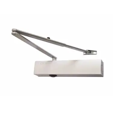 Click Here To Enlarge This Photo Of 102843 GEZE TS4000 Silver Power Size 1-6 Heavy Duty Overhead Door Closer with Backcheck (Complete with Arm & PA Bracket)