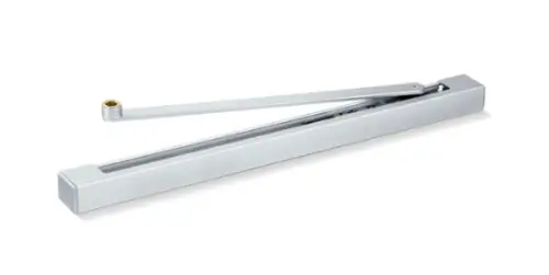Click Here To Enlarge This Photo Of 120039 GEZE Silver Electro-Magnetic Hold Open Guide Rail to suit TS5000L Overhead Door Closer (Fig 6 application)