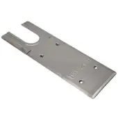 125888 GEZE Satin Stainless Steel Coverplate to suit TS550NV Floor Spring