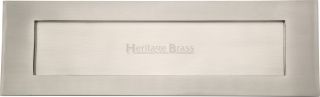 V850 406-SN Heritage Brass Letterplate 16" x 5" Satin Nickel Finish