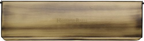 Click Here To Enlarge This Photo Of V860 280-AT Heritage Brass Interior Letterflap 280mm x 83mm Antique Brass Finish