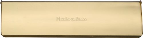 Click Here To Enlarge This Photo Of V860 280-PB Heritage Brass Interior Letterflap 280mm x 83mm Polished Brass Finish