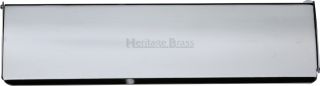 V860 280-PC Heritage Brass Interior Letterflap 280mm x 83mm Polished Chrome Finish