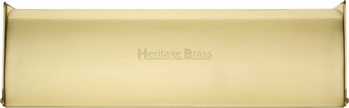 Click Here To Enlarge This Photo Of V860 280-SB Heritage Brass Interior Letterflap 280mm x 83mm Satin Brass Finish