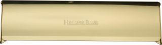 V860 299-PB Heritage Brass Interior Letterflap 299mm x 83mm Polished Brass Finish