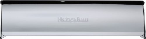 Click Here To Enlarge This Photo Of V860 299-PC Heritage Brass Interior Letterflap 299mm x 83mm Polished Chrome Finish