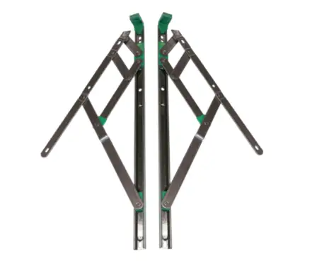 Click Here To Enlarge This Photo Of L33562 - COTSWOLD Egress Only Side Hung Friction Stay (Handed Pair) - 406mm (16 Inch) 17mm Stack