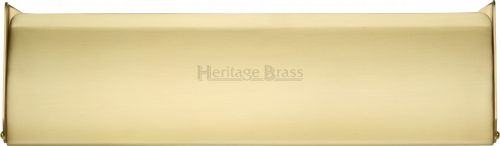 Click Here To Enlarge This Photo Of V860 299-SB Heritage Brass Interior Letterflap 299mm x 83mm Satin Brass Finish