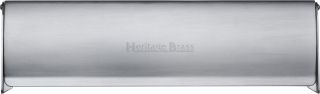 V860 299-SC Heritage Brass Interior Letterflap 299mm x 83mm Satin Chrome Finish