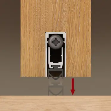 Click Here To Enlarge This Photo Of DD420S/1030 Mann McGowan 1030mm Mortice Drop Down Seal (34dB)