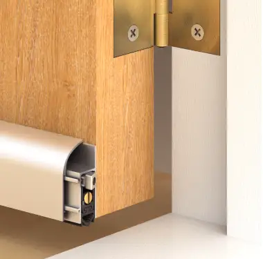 Click Here To Enlarge This Photo Of DD1750/1030 Mann McGowan 1030mm Surface Mounted Drop Down Seal (39dB)