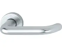 AR180S/10 Hoppe Paris Lever on Rose Sprung - Satin Anodised Aluminium (2655983)