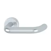 138/42K (AR220/10) Hoppe Paris Lever on 22mm Rose - Satin Anodised Aluminium (813889)