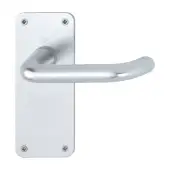 138S/306 (AR200S/21-SP) Hoppe Sprung Latch Levers - Satin Anodised Aluminium (2656337)