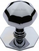 V880-PC Heritage Brass Octagon Centre Door Knob 2 ½" Polished Chrome Finish