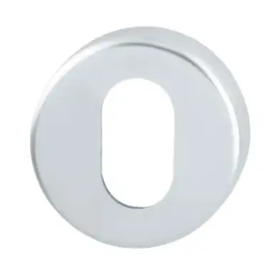 Click Here To Enlarge This Photo Of 42KS-(AR200/28) Hoppe Oval Profile Escutcheon - Satin Anodised Aluminium (1687334)
