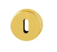 42KS- (AR200/26)-GAA Hoppe Standard Key Escutcheon - Gold Anodised Aluminium (811045)