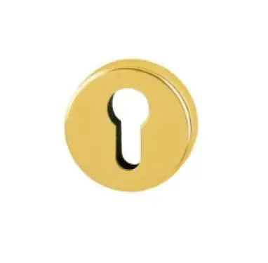 Click Here To Enlarge This Photo Of 42KS- (AR200/27)-GAA Hoppe Euro Profile Escutcheon - Gold Anodised Aluminium (812103)