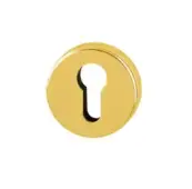 42KS- (AR200/27)-GAA Hoppe Euro Profile Escutcheon - Gold Anodised Aluminium (812103)