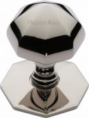 V880-PNF Heritage Brass Octagon Centre Door Knob 2 ½" Polished Nickel Finish