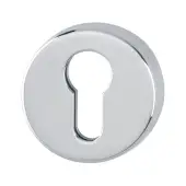 EX42S (AR361/67) Hoppe Euro Profile Escutcheon 6mm - Polished Stainless Steel (87100949)