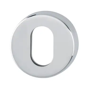 Click Here To Enlarge This Photo Of EX42S (AR361/68) Hoppe Oval Profile Escutcheon 6mm - Polished Stainless Steel (87100951)