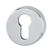 EX42S (AR361/27) Hoppe Euro Profile Escutcheon 8mm - Polished Stainless Steel (87100943)