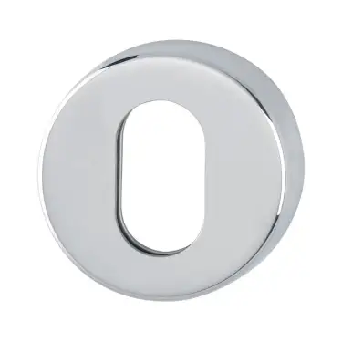 Click Here To Enlarge This Photo Of EX42S (AR361/28) Hoppe Oval Profile Escutcheon 8mm - Polished Stainless Steel (87100945)